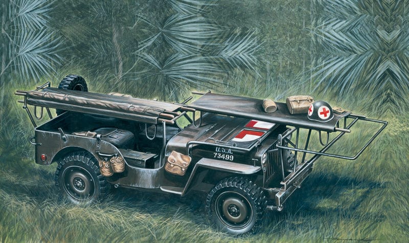 011 - Italeri - 326 - Willys MB ¼ ton 4x4 Jeep Ambulance - secondary image