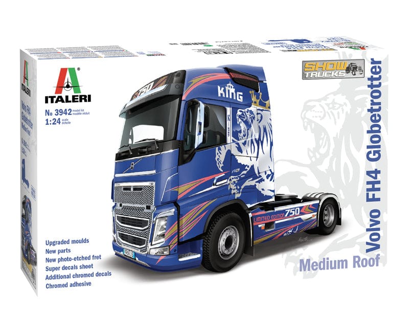 010 - Italeri - 3942 - Volvo FH4 Globetrotter Medium Roof - primary image