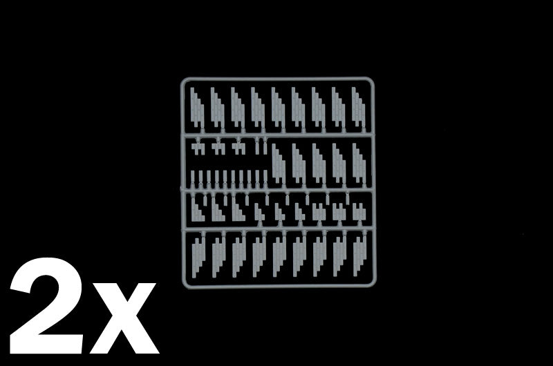 200 - Italeri - 405 - Brick Walls - sprue