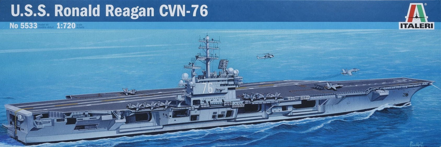 010 - Italeri - 5533 - USS Ronald Reagan (CVN-76) - primary image