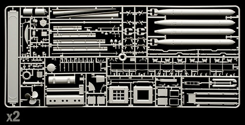 204 - Italeri - 5603 - Schnellboot Typ S-100 - sprue