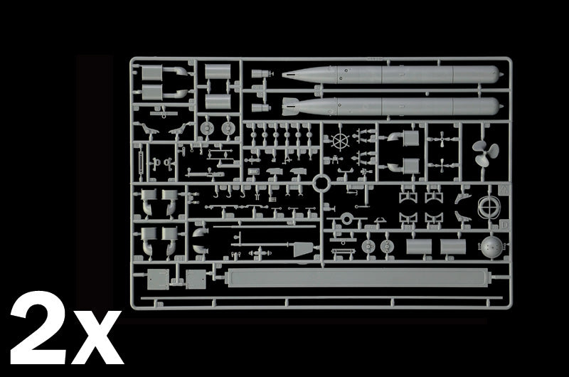 205 - Italeri - 5610 - Vosper 72' MTB 77 - sprue