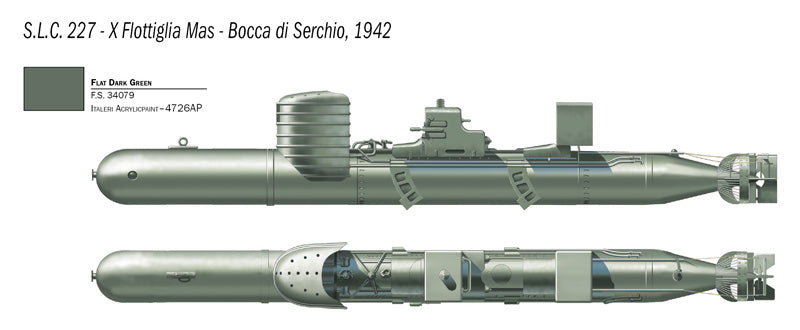 300 - Italeri - 5621 - SLC Maiale - paint schemes