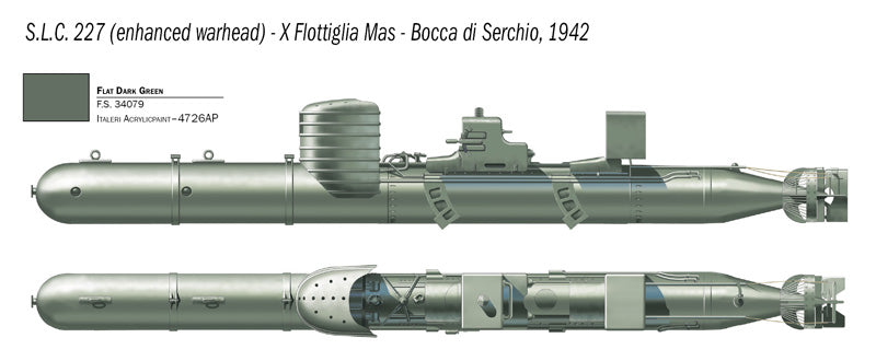 301 - Italeri - 5621 - SLC Maiale - paint schemes