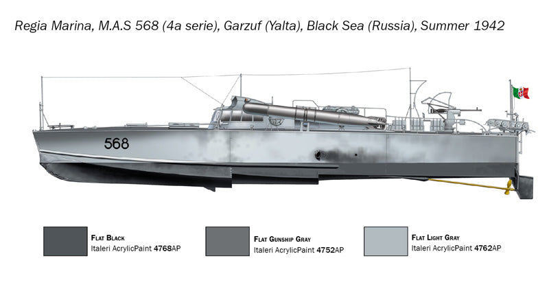 300 - Italeri - 5626 - MAS 563/568 with Crew - paint schemes
