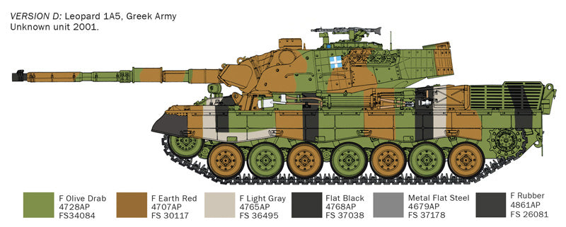 303 - Italeri - 6481 - Leopard 1A5 - paint schemes