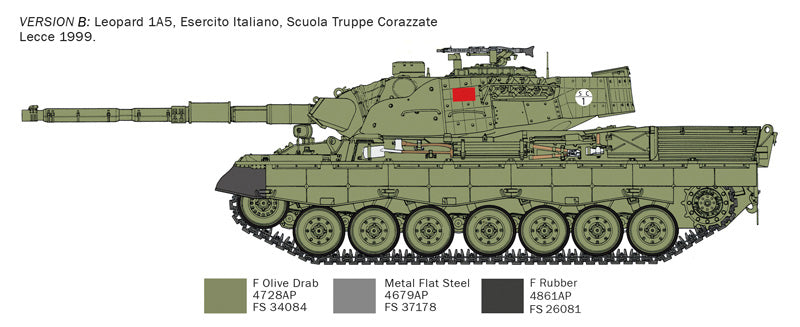 301 - Italeri - 6481 - Leopard 1A5 - paint schemes
