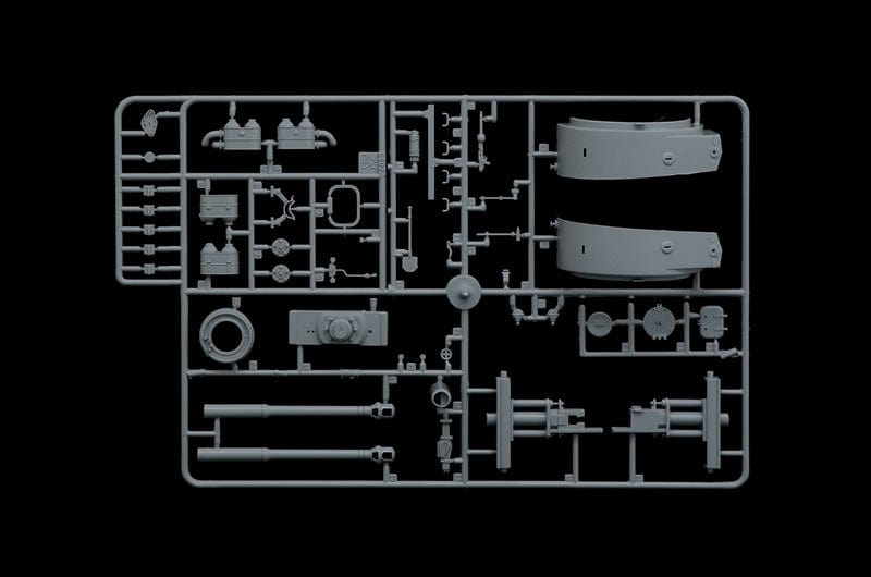 201 - Italeri - 6507 - Pz.Kpfw. VI Ausf. E Tiger I (mid) - sprue
