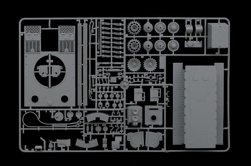 203 - Italeri - 6507 - Pz.Kpfw. VI Ausf. E Tiger I (mid) - sprue