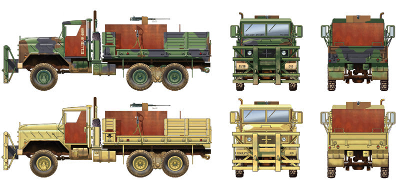300 - Italeri - 6513 - M923 ‘Hillbilly’ 6-ton 6x6 - paint schemes