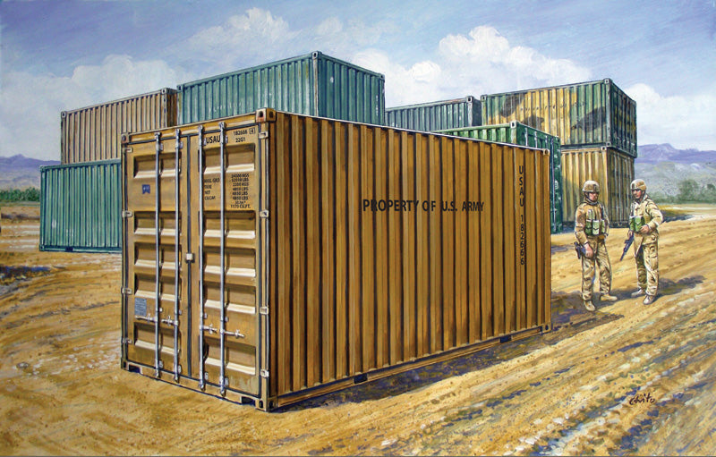 150 - Italeri - 6516 - 20’ Freight Container - box art