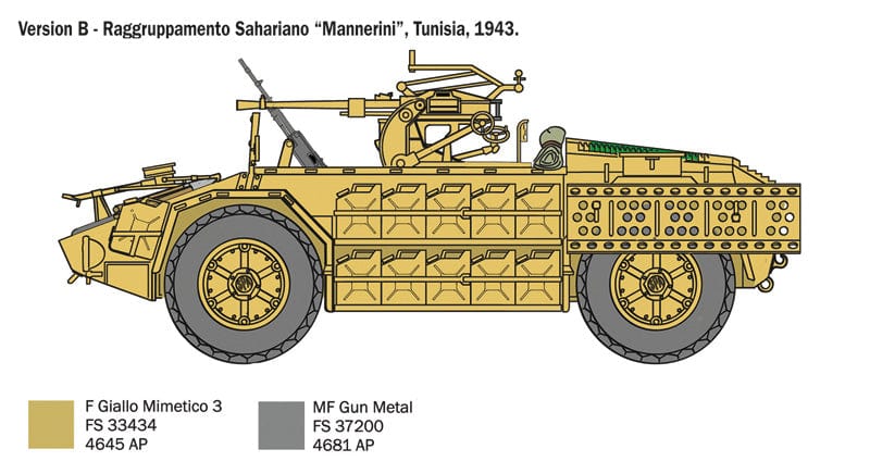 301 - Italeri - 6530 - SPA-Viberti AS.42 Sahariana - paint schemes