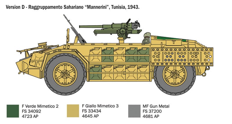 303 - Italeri - 6530 - SPA-Viberti AS.42 Sahariana - paint schemes