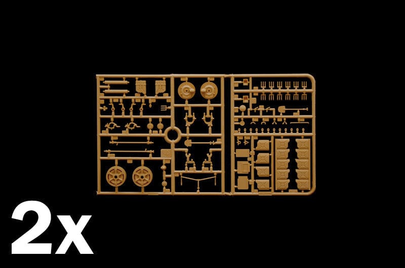 201 - Italeri - 6530 - SPA-Viberti AS.42 Sahariana - sprue