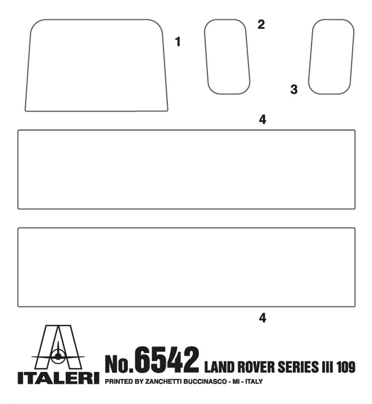 401 - Italeri - 6542 - Land Rover 109 - Guardia Civil - decals