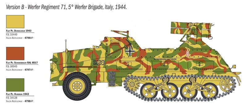 280 - Italeri - 6546 - 15cm Panzerwerfer 42 auf Maultier Sd.Kfz. 4/1 - photo-etched parts