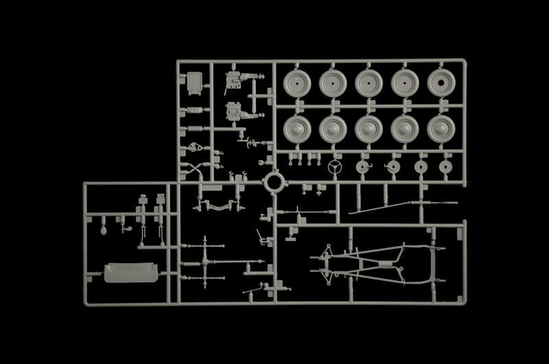 201 - Italeri - 6550 - Fiat 508 CM Coloniale - sprue