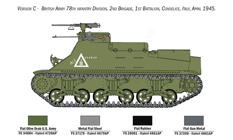 302 - Italeri - 6551 - M7 Priest Kangaroo - paint schemes