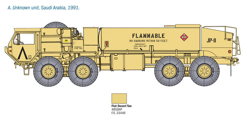 300 - Italeri - 6554 - M978 HEMTT - paint schemes