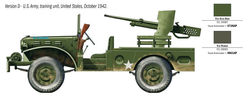 303 - Italeri - 6555 - M6 GMC - paint schemes