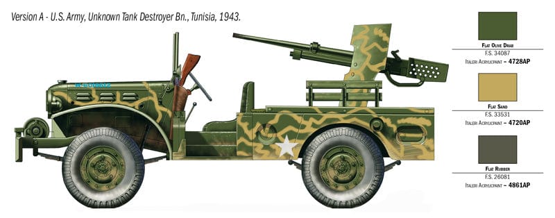 300 - Italeri - 6555 - M6 GMC - paint schemes