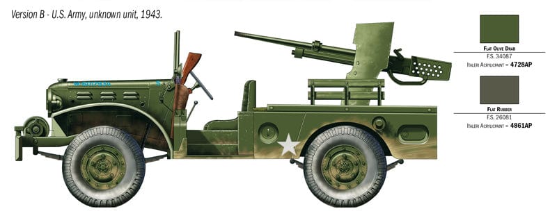 301 - Italeri - 6555 - M6 GMC - paint schemes