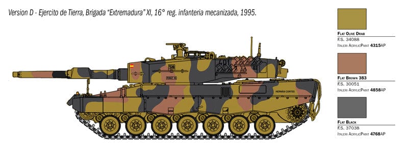 304 - Italeri - 6559 - Leopard 2A4 - paint schemes