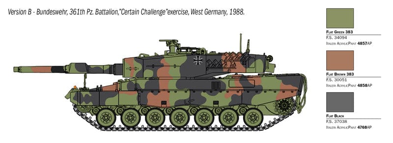 302 - Italeri - 6559 - Leopard 2A4 - paint schemes