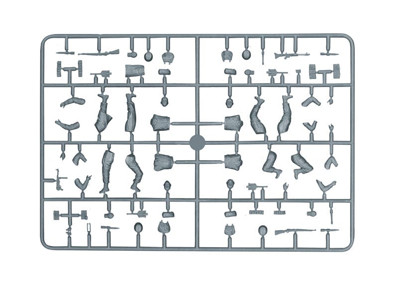 200 - Italeri - 6561 - Sd.Kfz. 10 with German Paratroopers - sprue