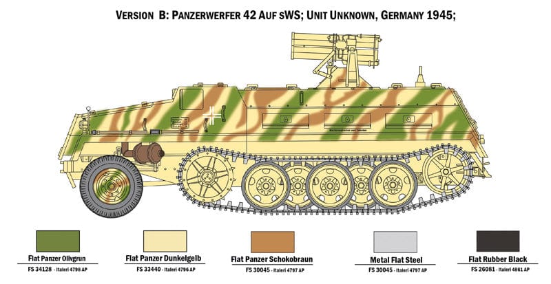 301 - Italeri - 6562 - 15cm Panzerwerfer 42 auf sWS - paint schemes
