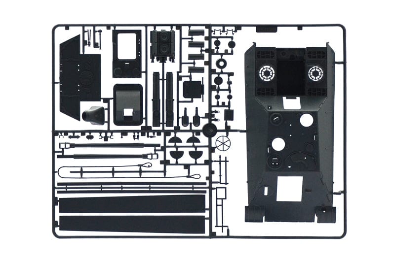 200 - Italeri - 6564 - Jagdpanther with Winter Crew - sprue
