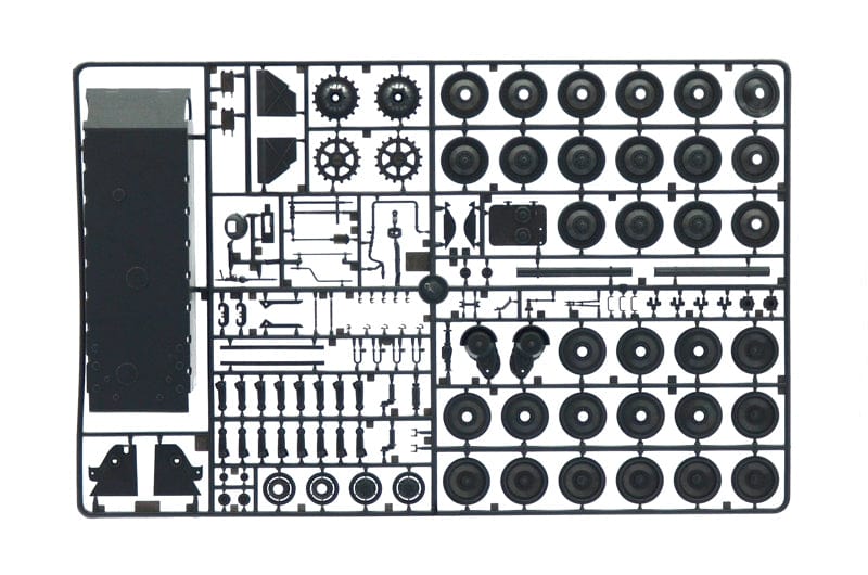201 - Italeri - 6564 - Jagdpanther with Winter Crew - sprue