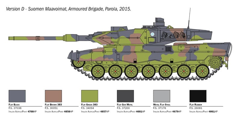 303 - Italeri - 6567 - Leopard 2A6 - paint schemes