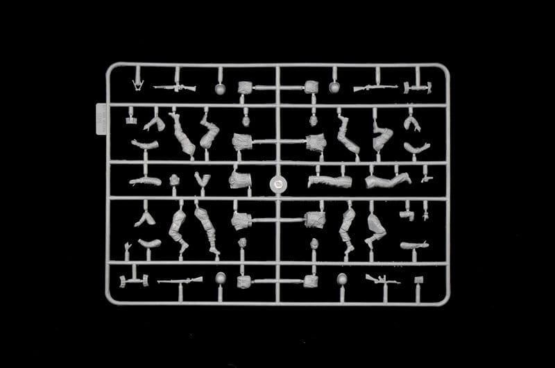 203 - Italeri - 6568 - M4A1 Sherman with United States Infantry - sprue