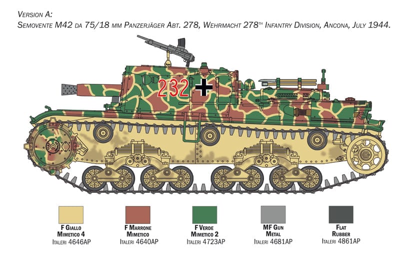 300 - Italeri - 6569 - Semovente M42 da 75/18 - paint schemes