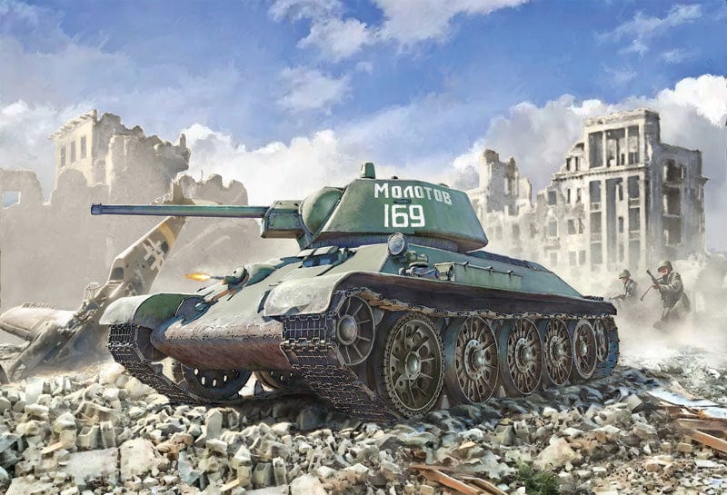 150 - Italeri - 6570 - T-34-76 obr. 1943 (early) - box art