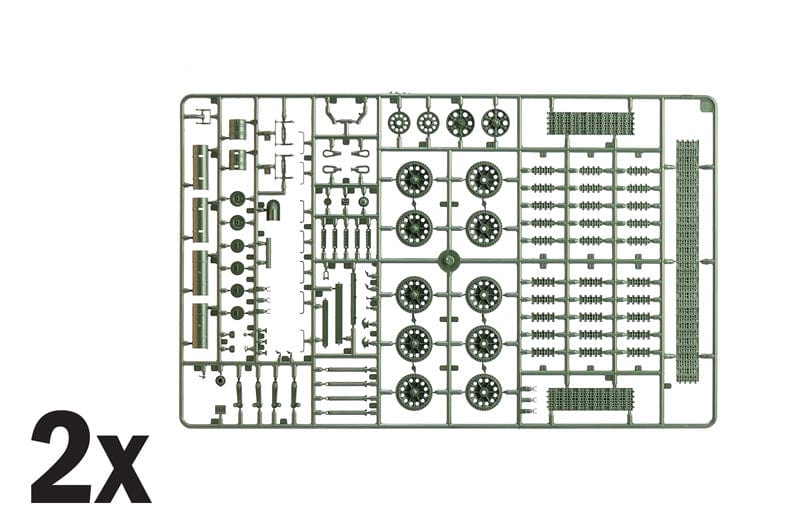 201 - Italeri - 6570 - T-34-76 obr. 1943 (early) - sprue