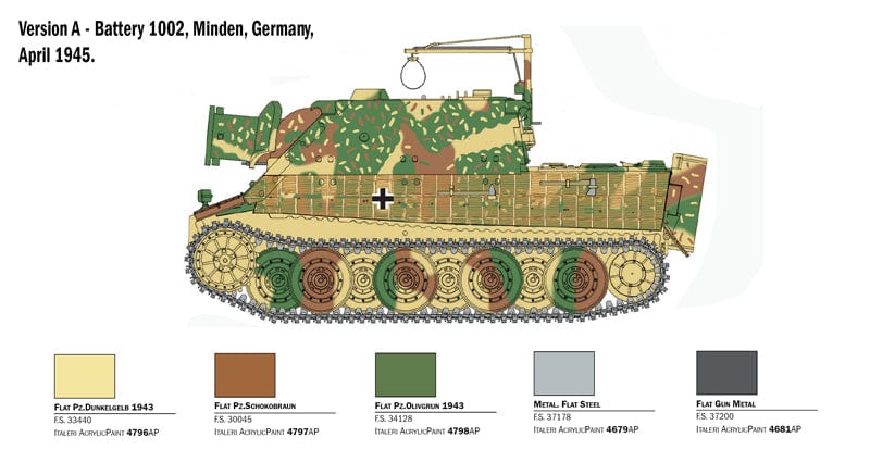 300 - Italeri - 6573 - Sturmtiger - paint schemes