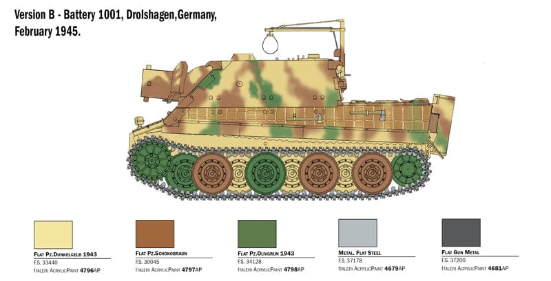 301 - Italeri - 6573 - Sturmtiger - paint schemes