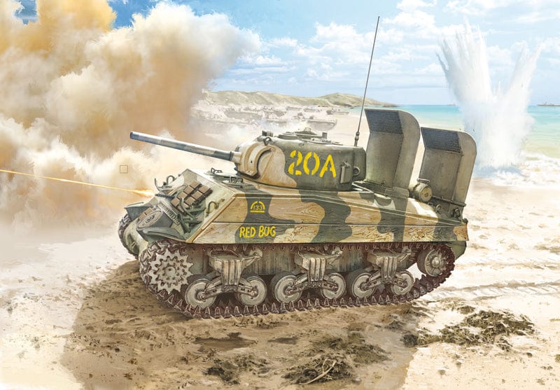 150 - Italeri - 6583 - M4A2/A3 Sherman - box art