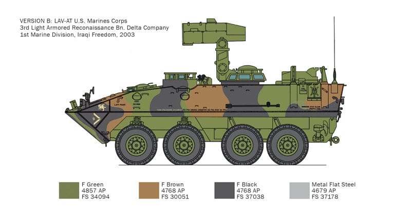 301 - Italeri - 6588 - LAV-AT - paint schemes
