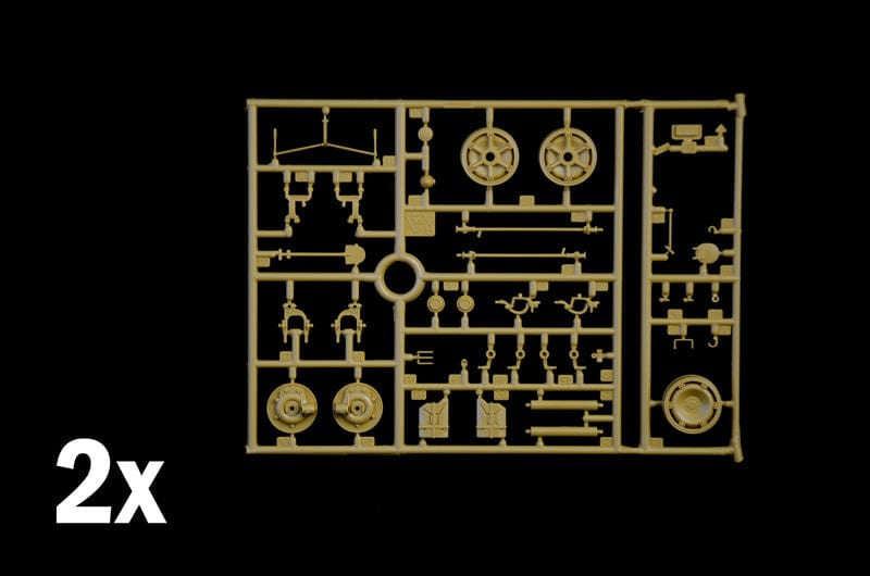 201 - Italeri - 6591 - AB 41 with Bersaglieri (El Alamein) - sprue