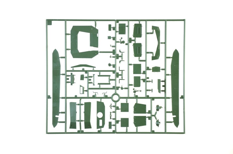 202 - Italeri - 6751 - Semovente M43 da 105/25 ’Bassotto’ - sprue