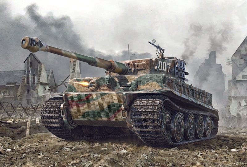 150 - Italeri - 6754 - Pz.Kpfw. VI Ausf. E Tiger I (late) - box art