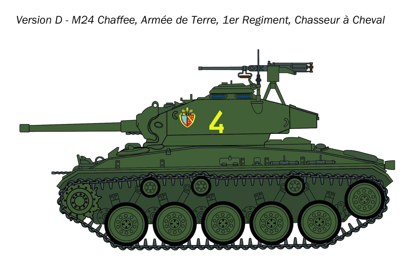 303 - Italeri - 6761 - M24 Chaffee - paint schemes