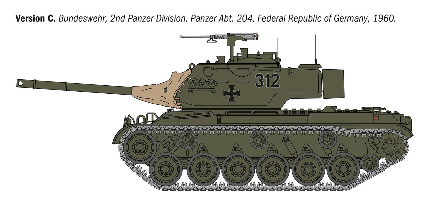 302 - Italeri - 6763 - M47 Patton - paint schemes
