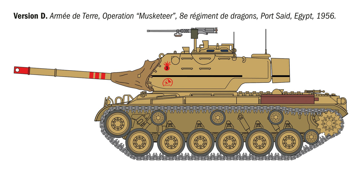 303 - Italeri - 6763 - M47 Patton - paint schemes