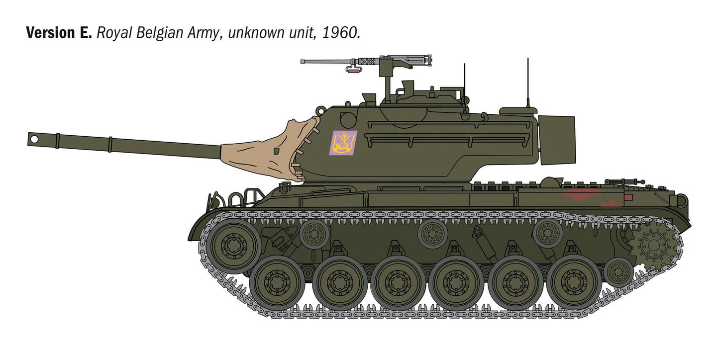 304 - Italeri - 6763 - M47 Patton - paint schemes