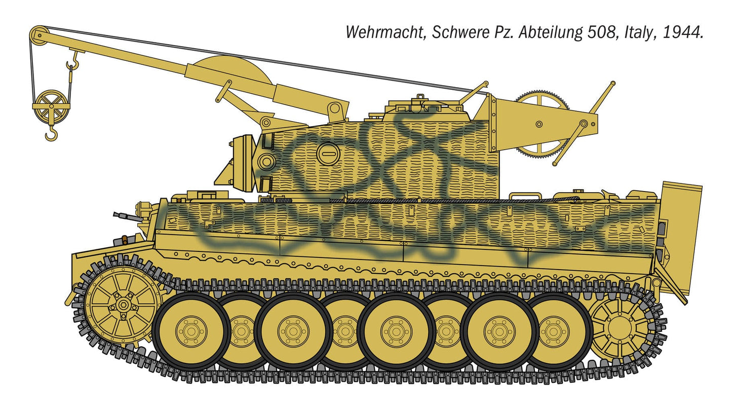 300 - Italeri - 6764 - Bergetiger - paint schemes