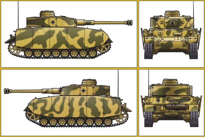300 - Italeri - 7007 - Pz.Kpfw. IV - paint schemes